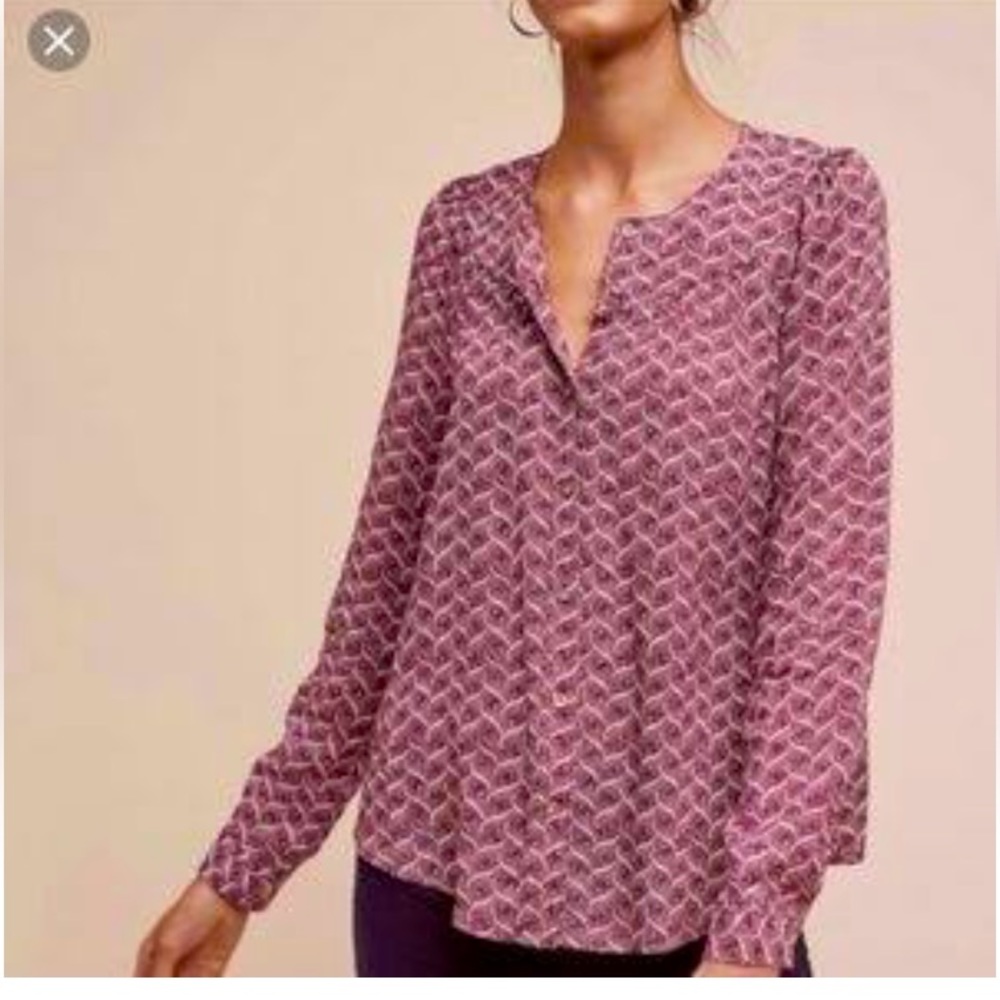 NWOT Maeve by Anthro Orli Blouse Size M